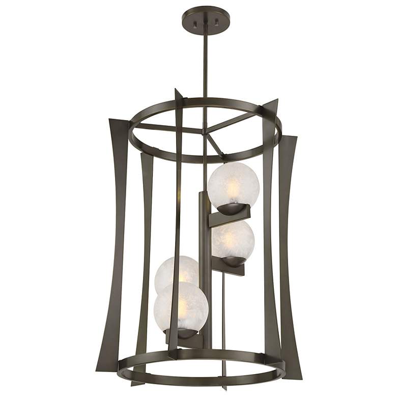 Image 5 Darien 4-Light Pendant in Mediterranean Bronze more views