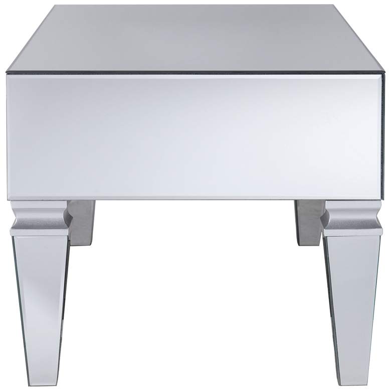 Image 5 Darien 41" Wide 2-Drawer Mirrored Cocktail Table more views