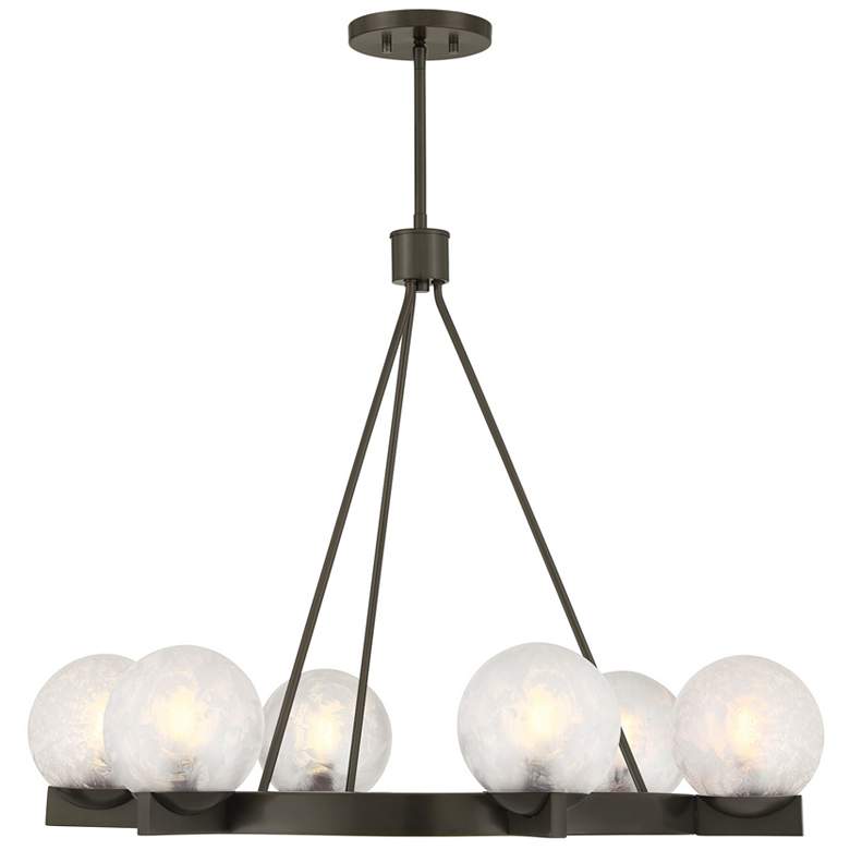 Image 1 Darien 6-Light Chandelier in Mediterranean Bronze