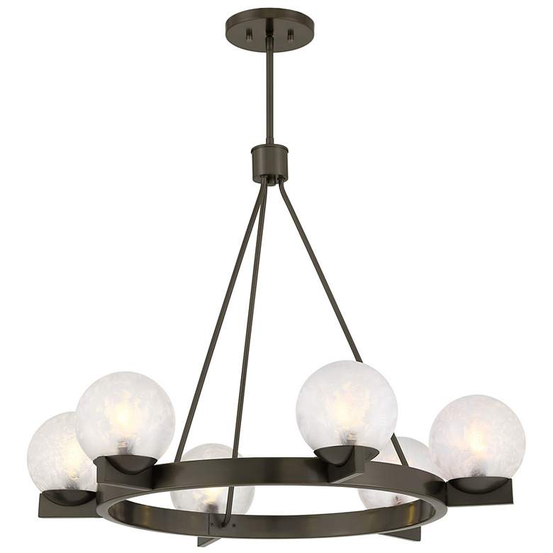 Image 3 Darien 6-Light Chandelier in Mediterranean Bronze more views