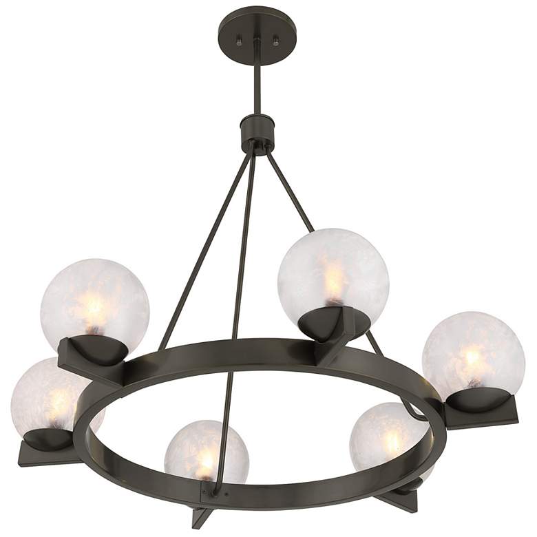 Image 4 Darien 6-Light Chandelier in Mediterranean Bronze more views