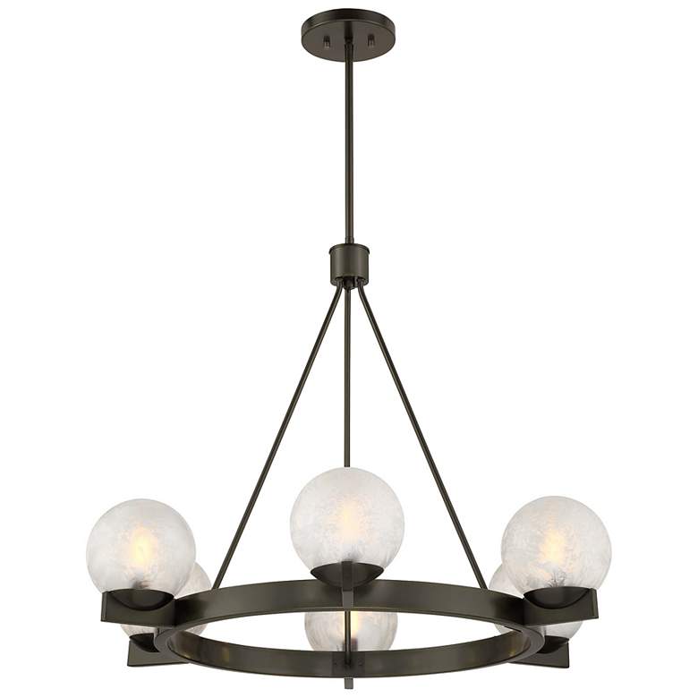 Image 5 Darien 6-Light Chandelier in Mediterranean Bronze more views