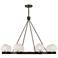 Darien 8-Light Chandelier in Mediterranean Bronze