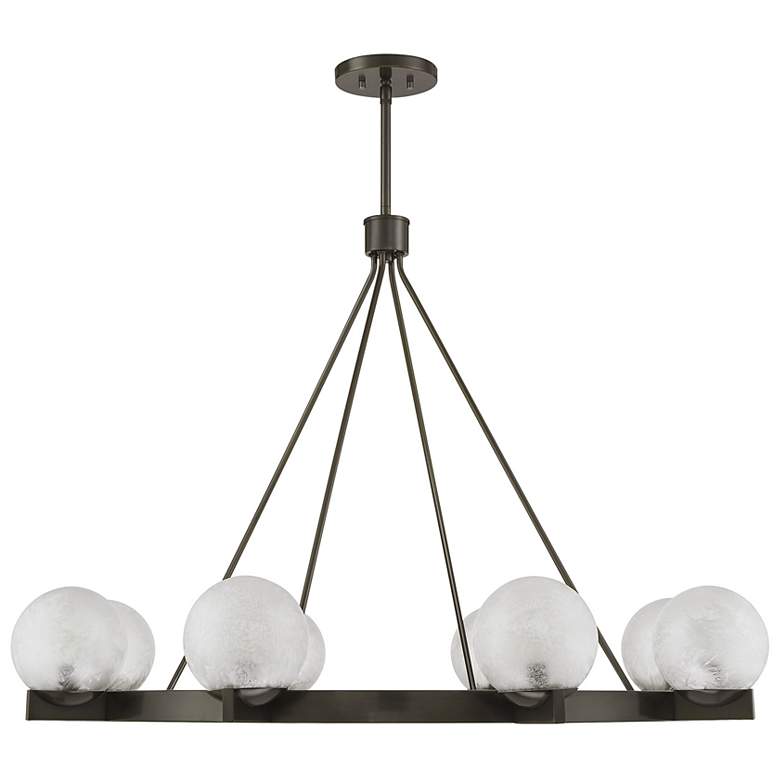 Image 2 Darien 8-Light Chandelier in Mediterranean Bronze more views