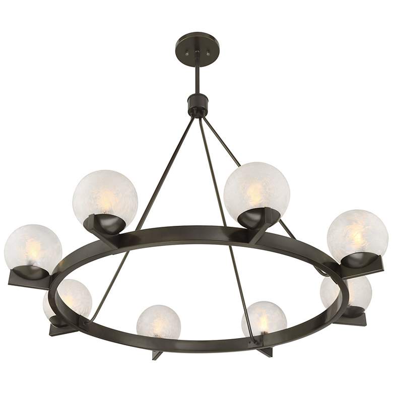 Image 4 Darien 8-Light Chandelier in Mediterranean Bronze more views