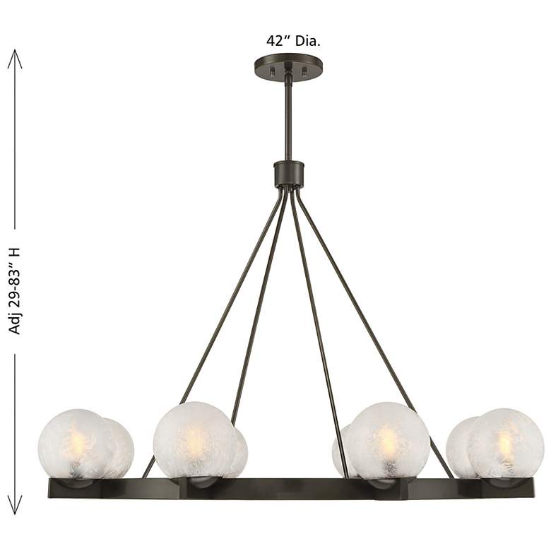 Image 6 Darien 8-Light Chandelier in Mediterranean Bronze more views