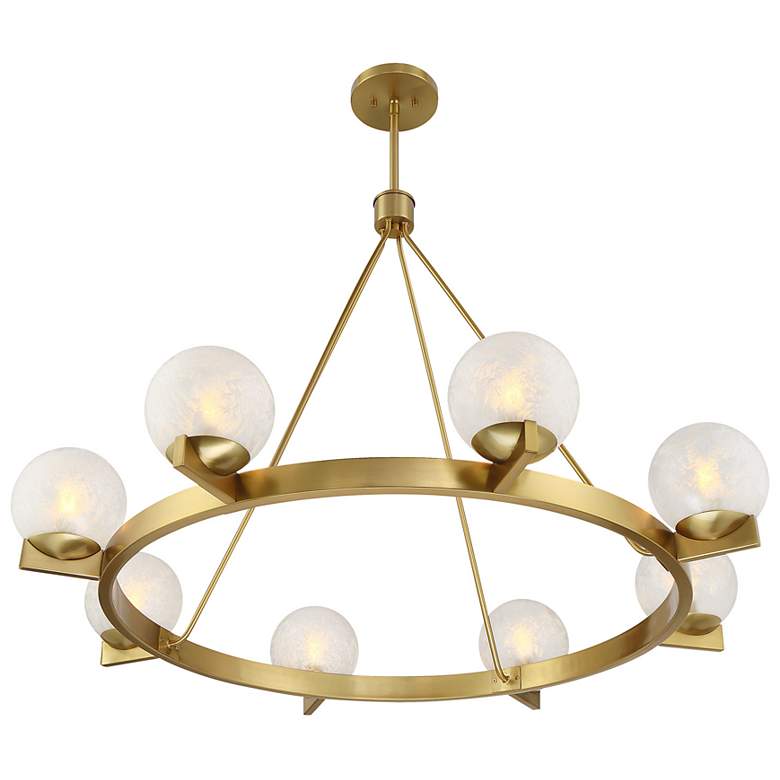Image 4 Darien 8-Light Chandelier in Warm Brass more views