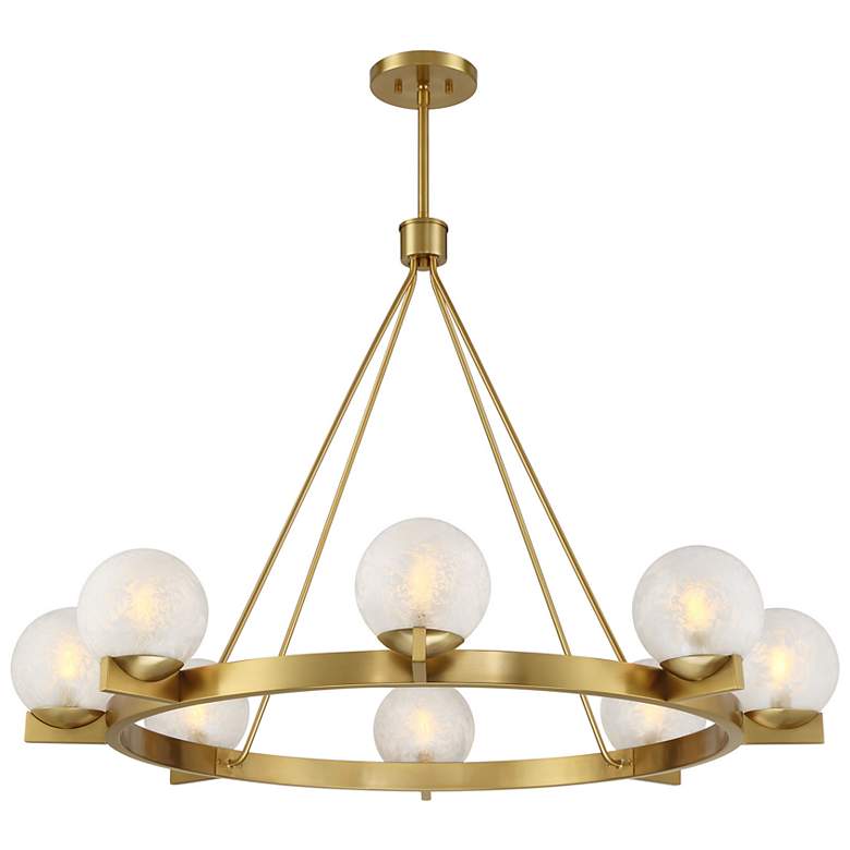 Image 5 Darien 8-Light Chandelier in Warm Brass more views