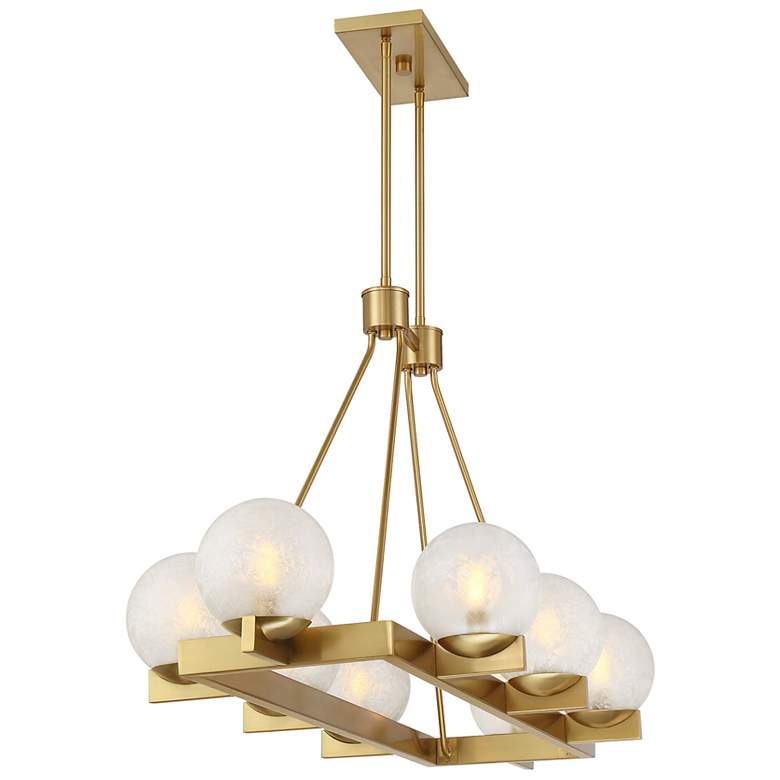 Image 5 Darien 8-Light Linear Chandelier in Warm Brass more views
