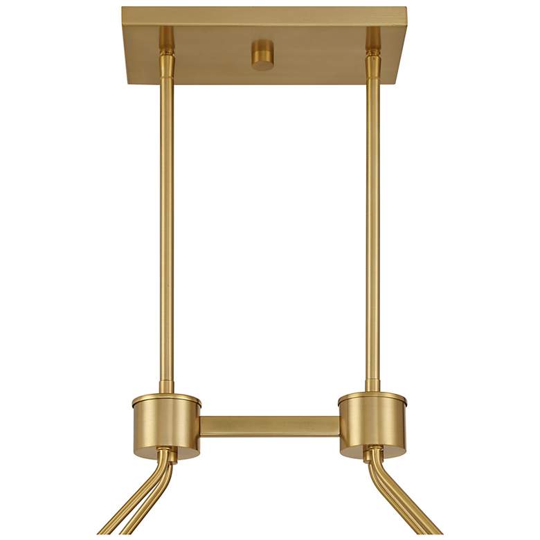 Image 6 Darien 8-Light Linear Chandelier in Warm Brass more views