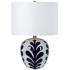 Darina 19 1/4" High Off-White with Navy LED Table Lamp