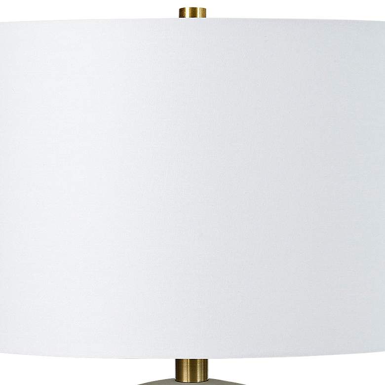 Image 3 Darina 19 1/4" High Off-White with Navy LED Table Lamp more views