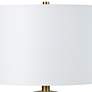 Thumbnail3 of Darina 19 1/4" High Off-White with Navy LED Table Lamp more views
