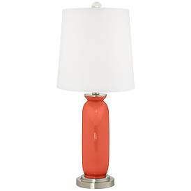 Image4 of Daring Orange Carrie Table Lamp Set of 2 with Dimmers more views