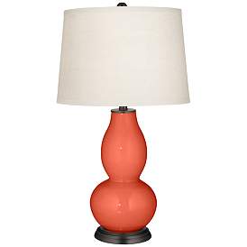 Image2 of Daring Orange Double Gourd Table Lamp