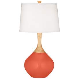 Image2 of Daring Orange Wexler Table Lamp with Dimmer