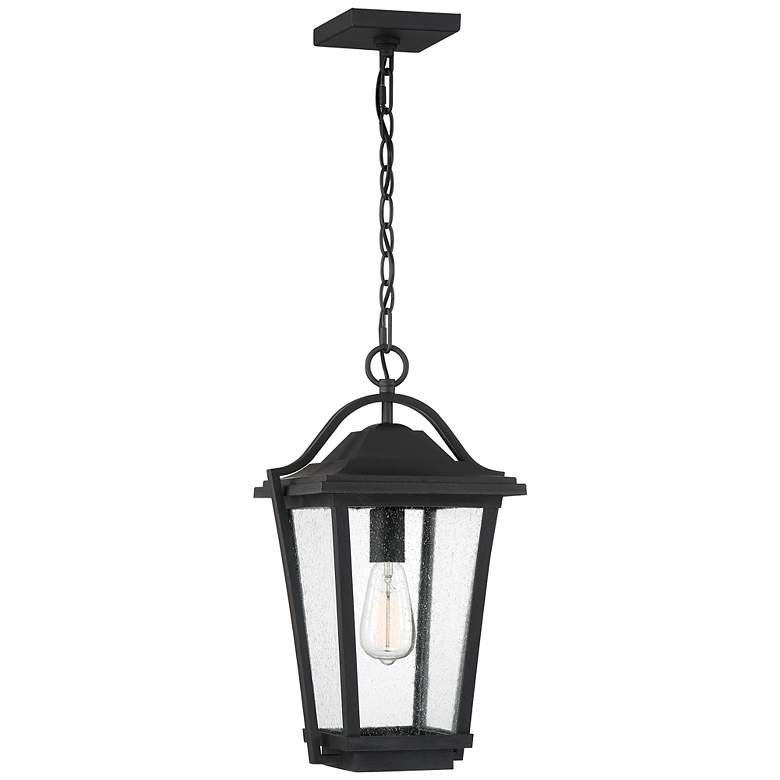 Image 1 Darius 1-Lt Black Outdoor Lantern