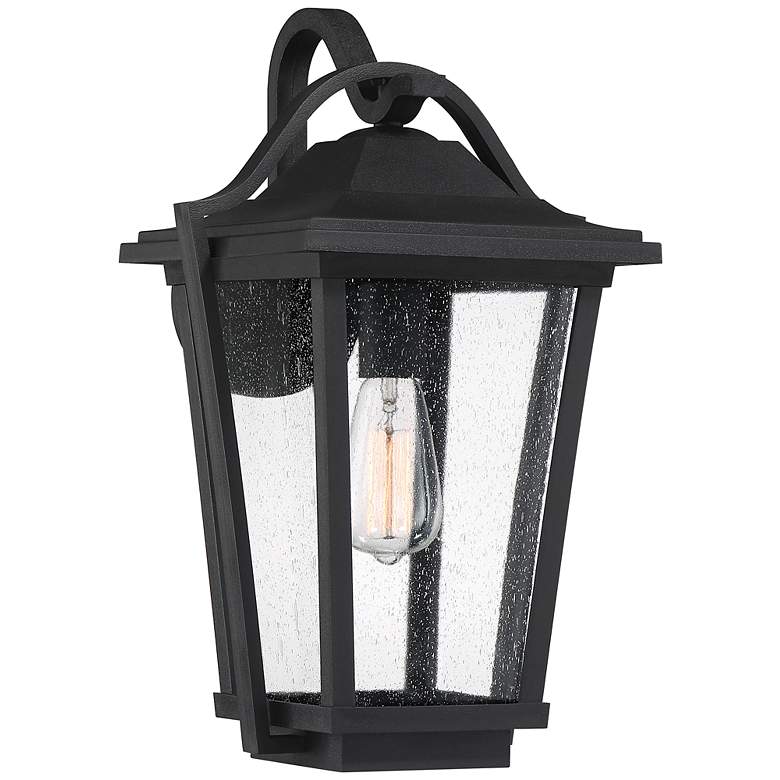 Image 2 Darius 1-Lt Black Outdoor Lantern