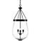 Darius 18 1/2"W Bronze Glass 3-Light Lantern Pendant Light