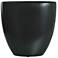 Darius Large Matte Black Ceramic Vase