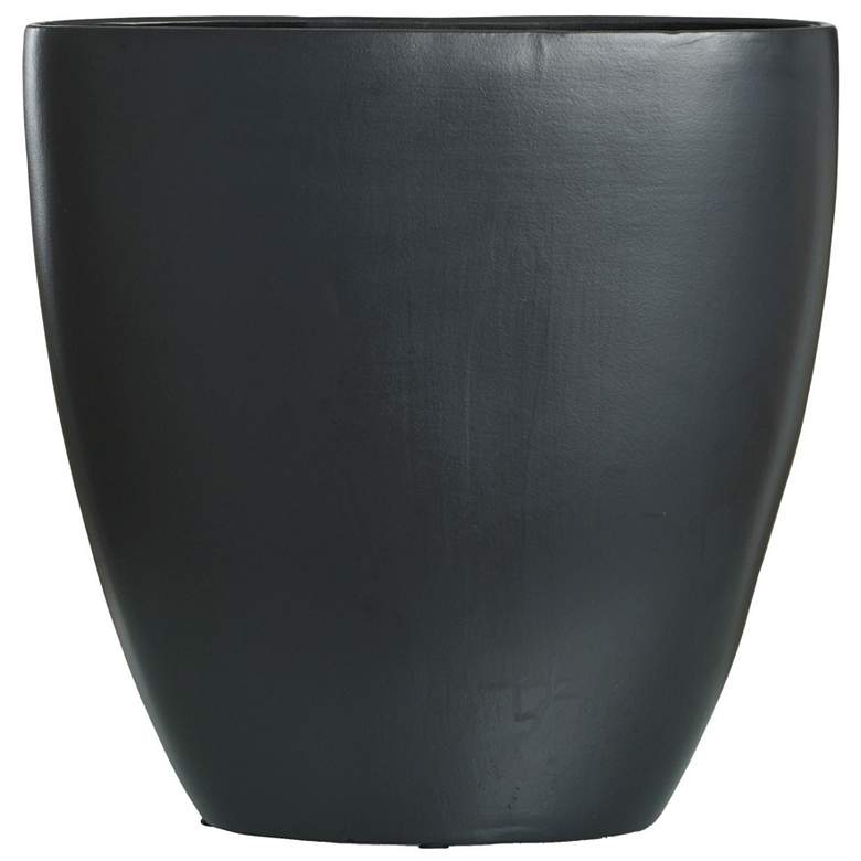 Image 1 Darius Small Matte Black Ceramic Vase