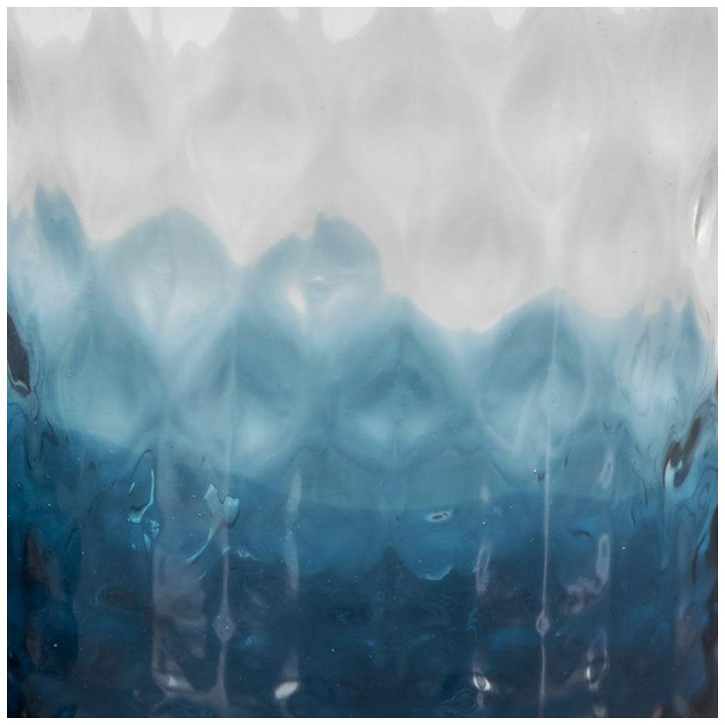 Dark Blue Glass Nautical Decorative Jars, S/2 9", 7"H