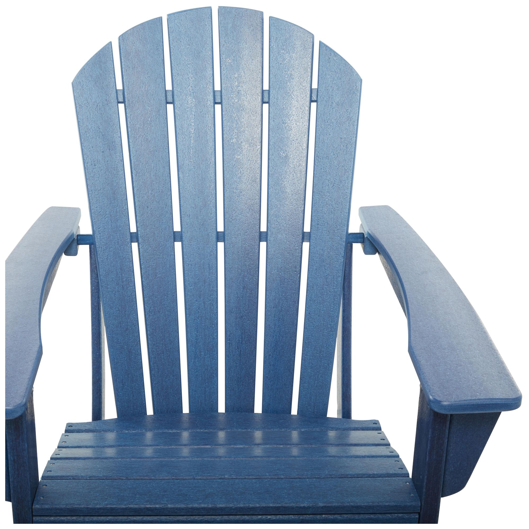 Image 3 Dark Blue Resin Traditional Adirondack Chair, 31" x 32" x 38&quot more views