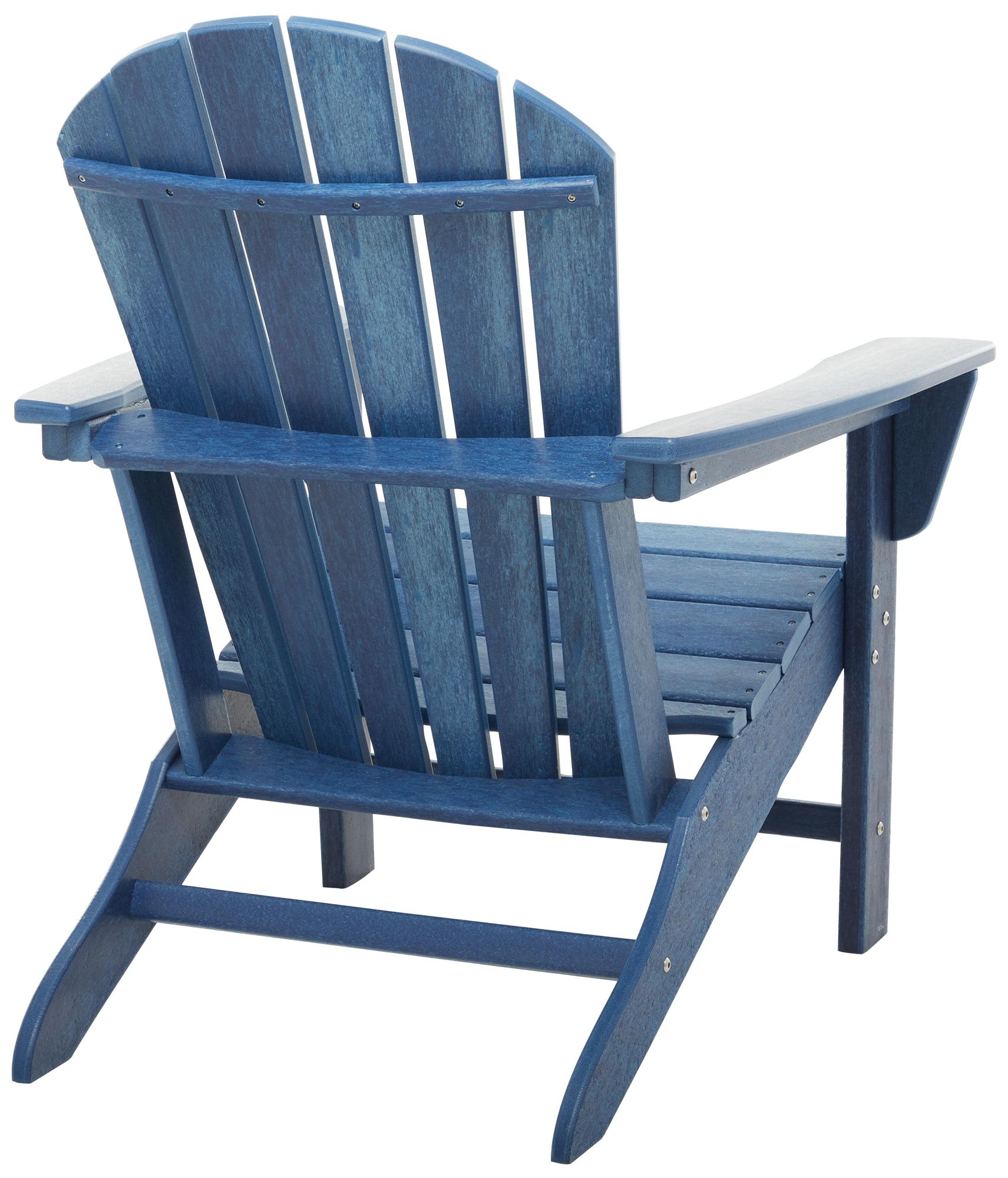 Image 5 Dark Blue Resin Traditional Adirondack Chair, 31" x 32" x 38" more views