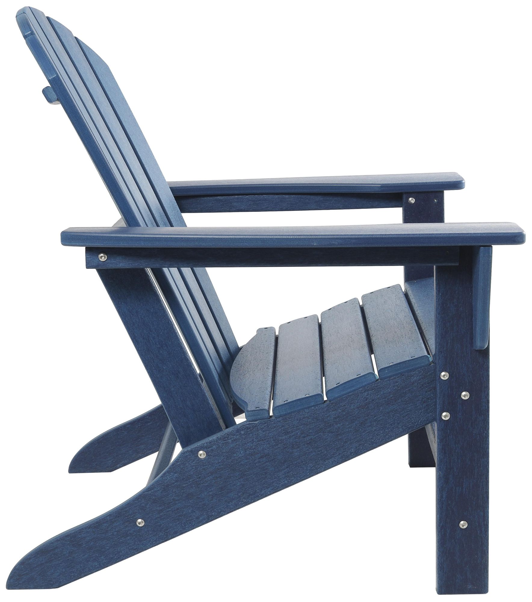 Image 6 Dark Blue Resin Traditional Adirondack Chair, 31" x 32" x 38" more views
