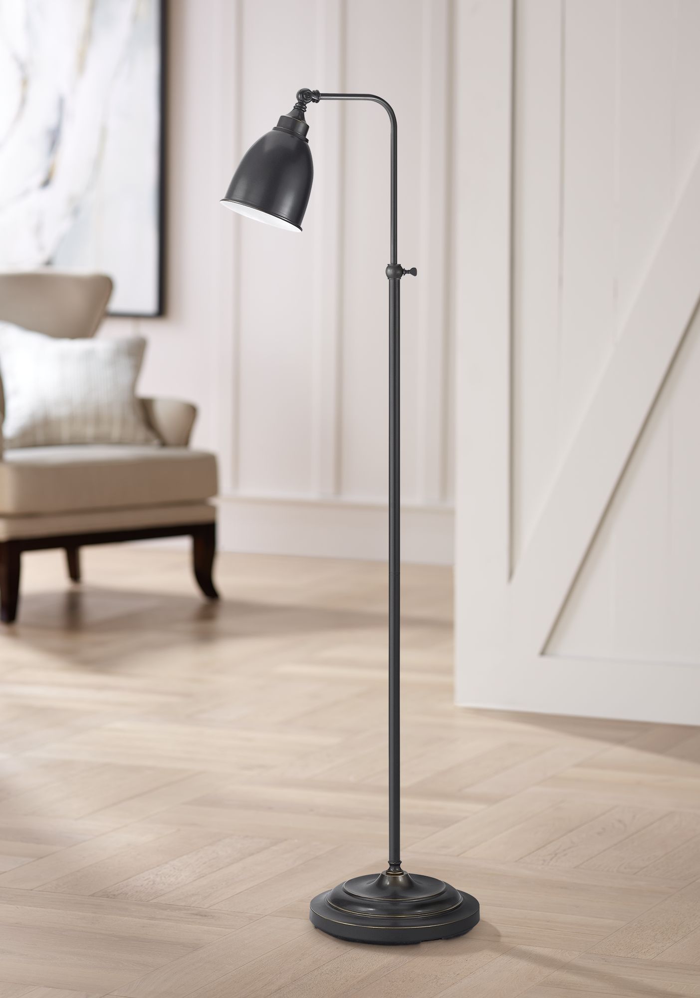 Pharmacy floor lamp deals bronze