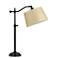 Dark Bronze Finish Adjustable Downbridge Desk Lamp