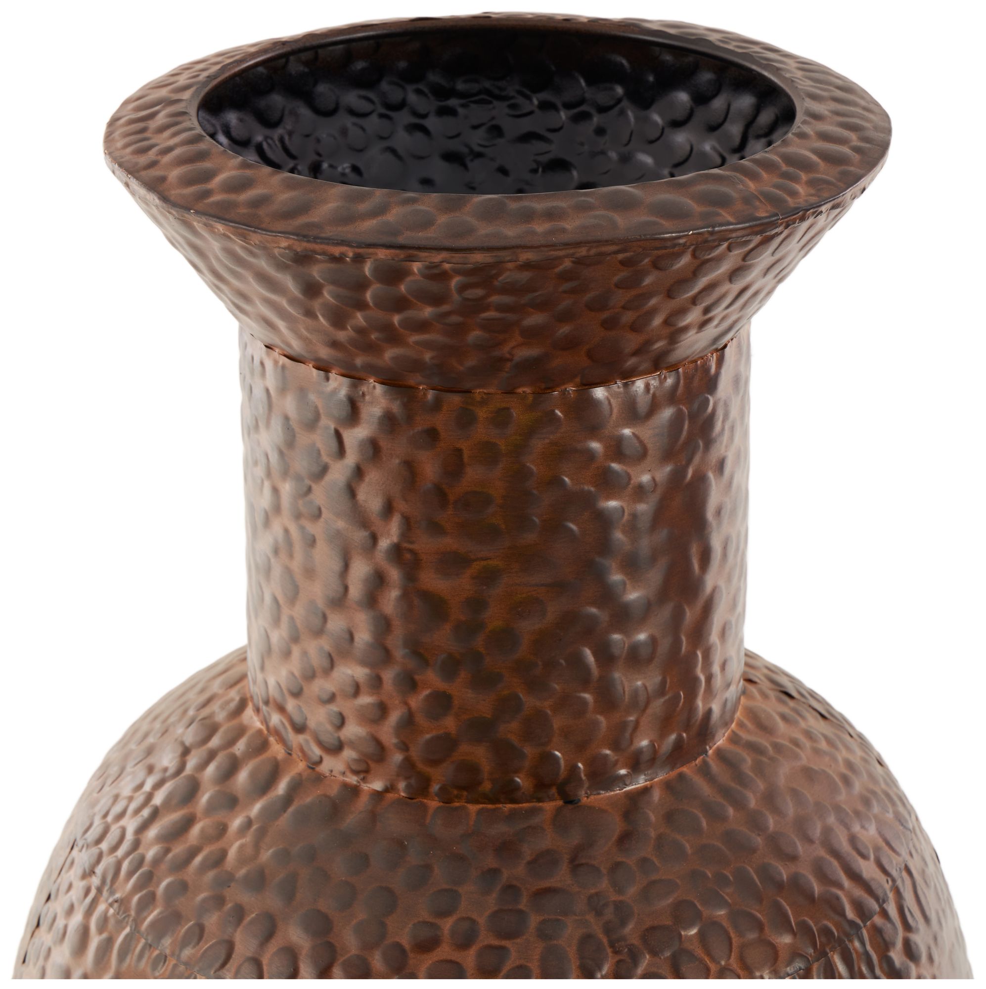 Image 4 Dark Brown Metal Traditional Vase, S/3 50", 35", 26"H more views