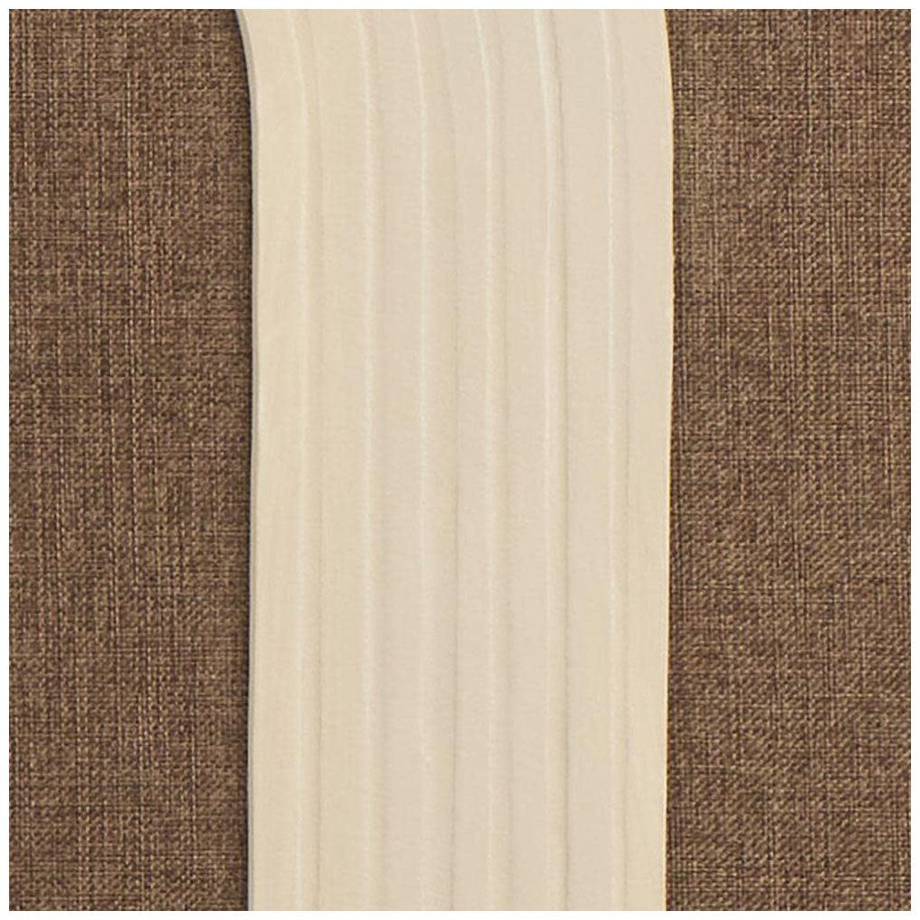 Dark Brown Polyester Modern Framed Wall Art, 33" x 2" x 49"