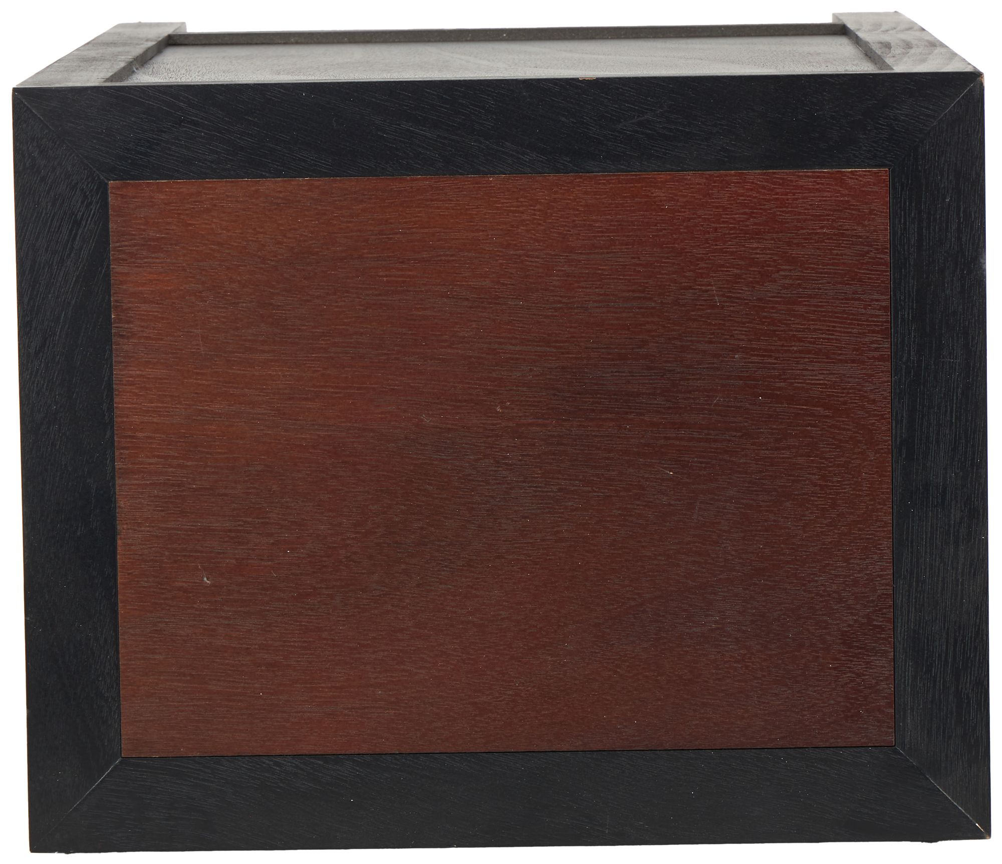 Image 3 Dark Brown Wood Contemporary Cabinet, 16" x 13" x 26" more views