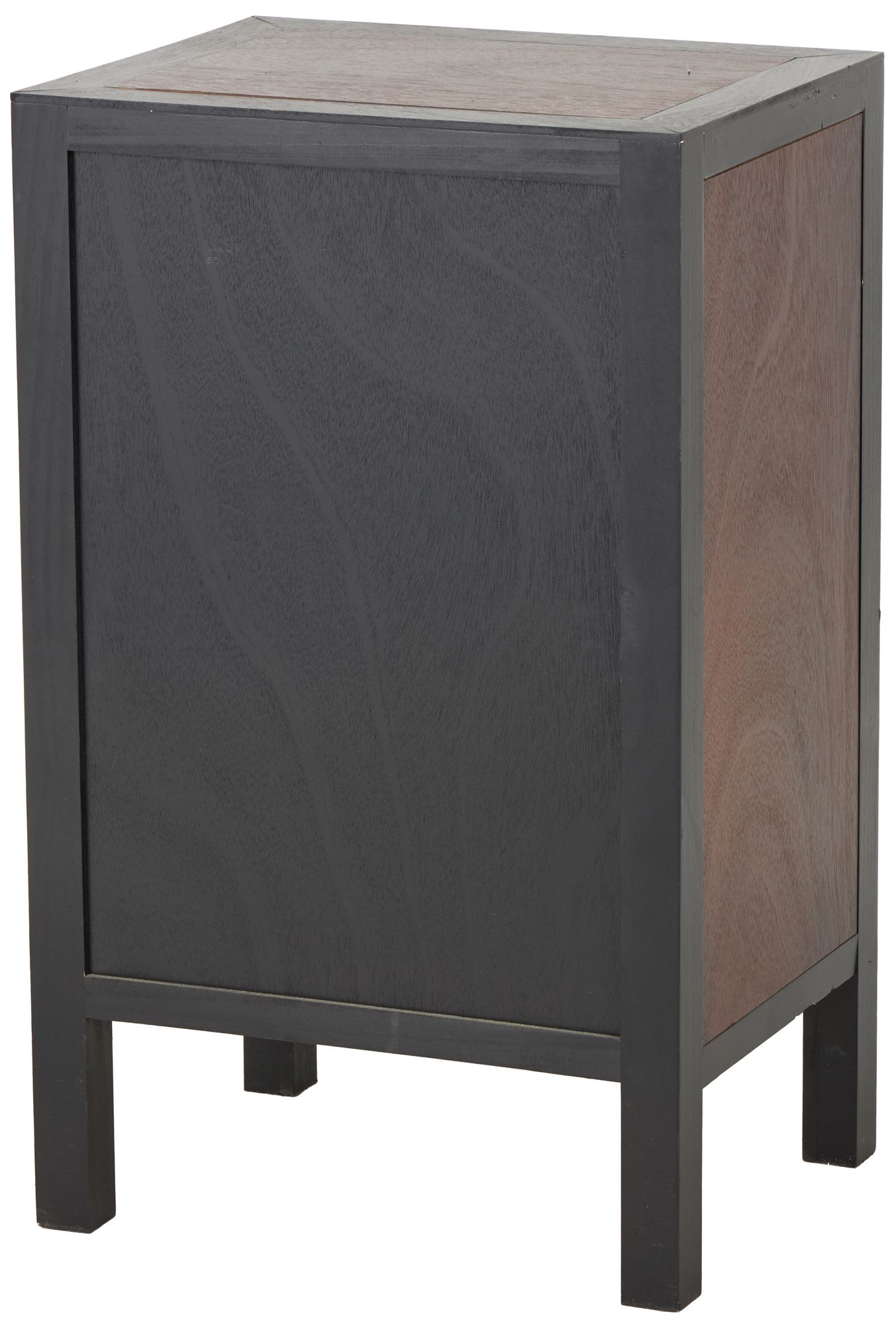 Image 5 Dark Brown Wood Contemporary Cabinet, 16" x 13" x 26" more views
