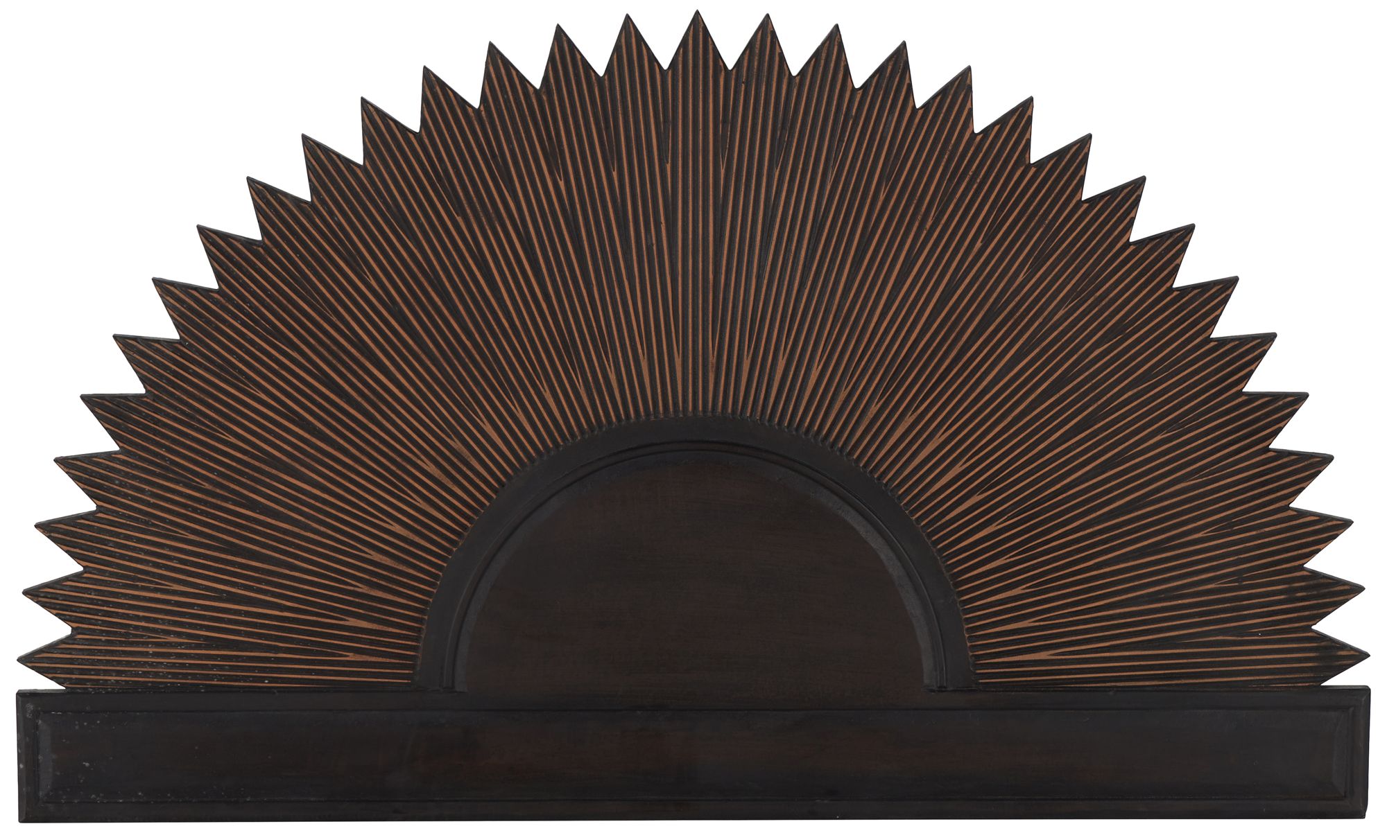 Image 2 Dark Brown Wooden Traditional Wall Decor, 60" x 1" x 36"