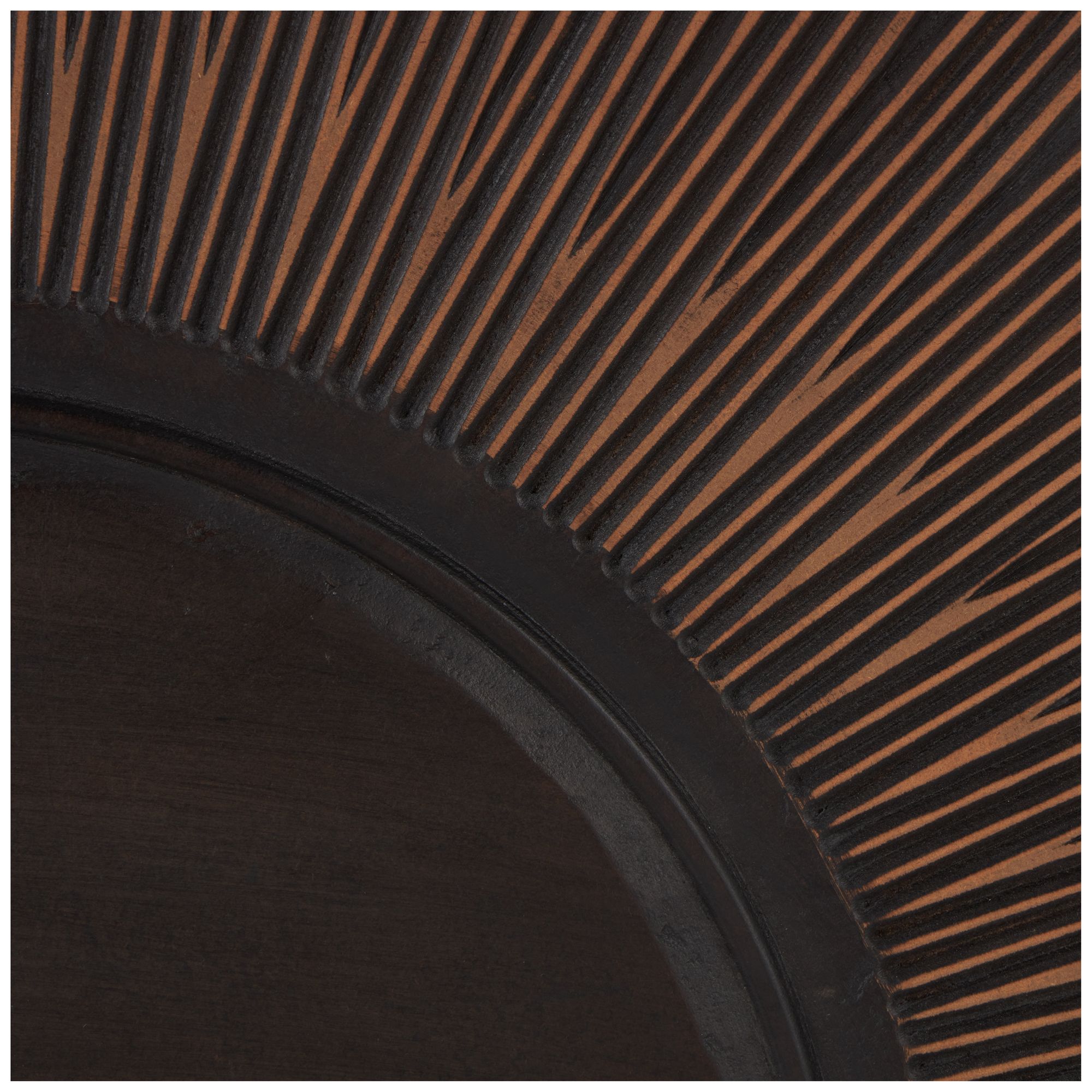 Image 3 Dark Brown Wooden Traditional Wall Decor, 60" x 1" x 36" more views