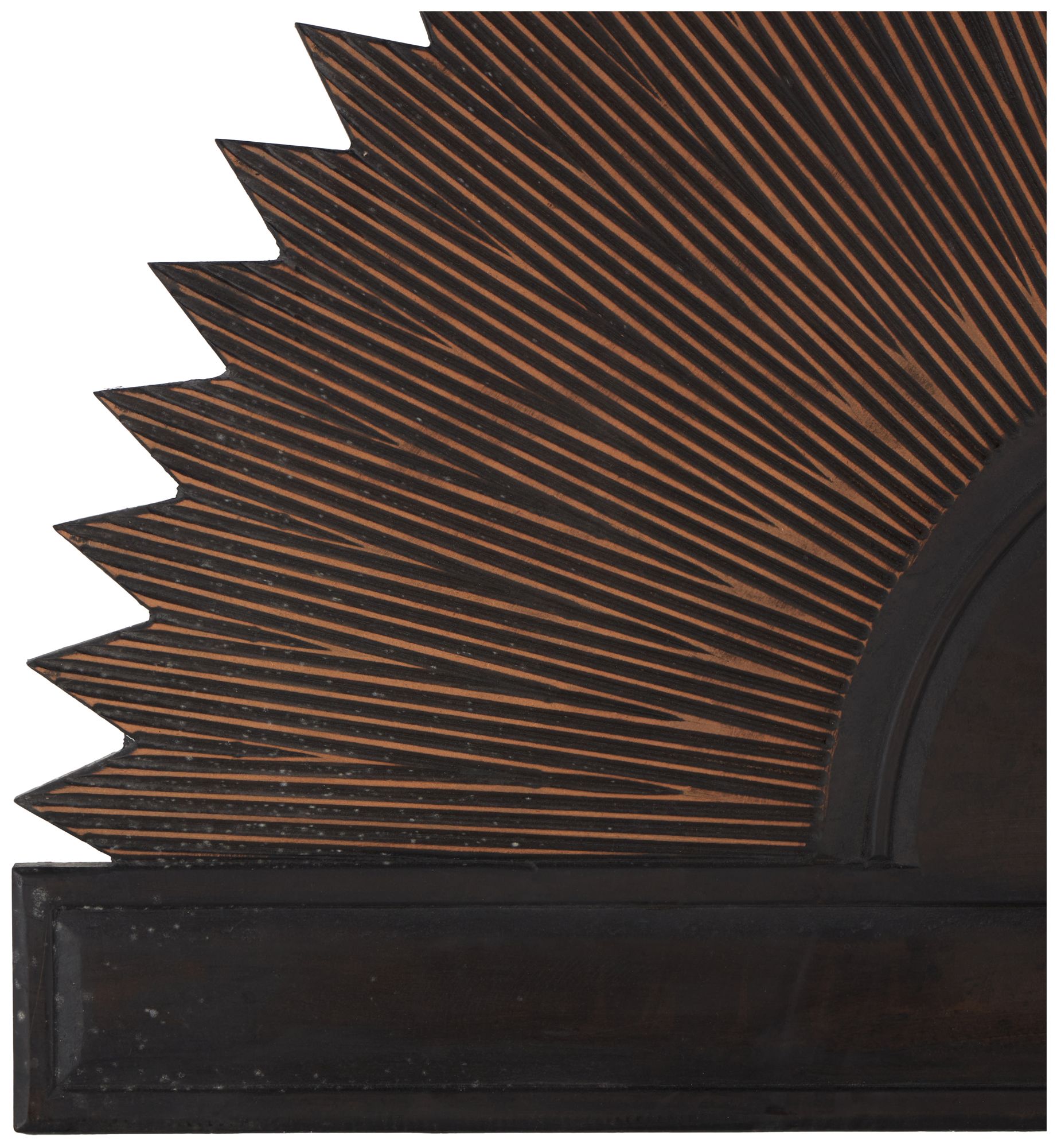 Image 4 Dark Brown Wooden Traditional Wall Decor, 60" x 1" x 36" more views