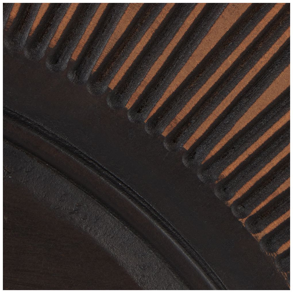 Dark Brown Wooden Traditional Wall Decor, 60" x 1" x 36"