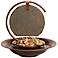 Dark Copper Finish 13" Mini Moonshadow Fountain with LED