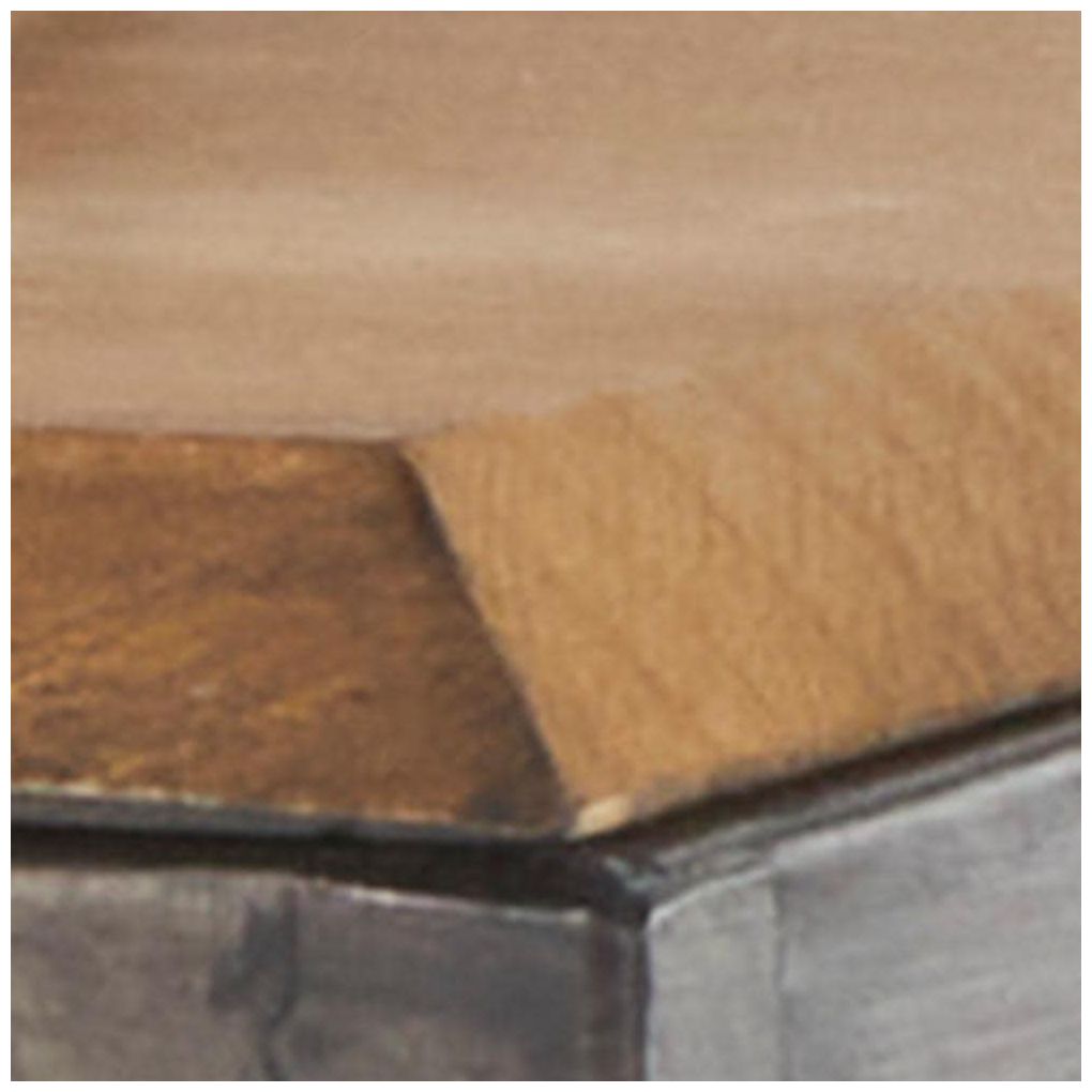 Dark Gray Metal Industrial Candle Lantern, S/2 15", 11"H