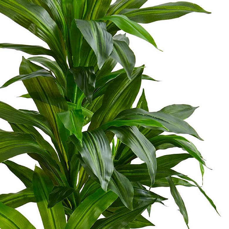 Image 3 Dark Green Dracaena 48" High Faux Plant in Pot more views