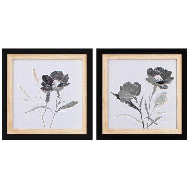 Image 1 Dark Ophelia 16"W x 16"H Framed Art Set of 2