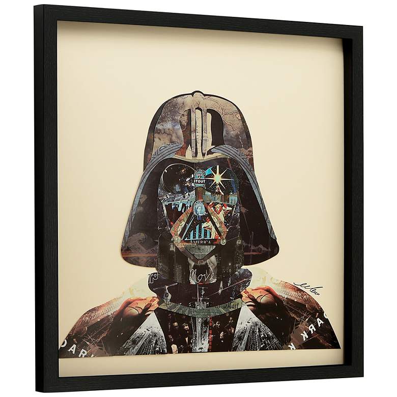 Image 4 Dark Side 25" High Dimensional Collage Framed Wall Art more views