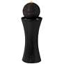 Thumbnail3 of Dark Sphere 35 1/2" High LED Pillar Bubbler Fountain