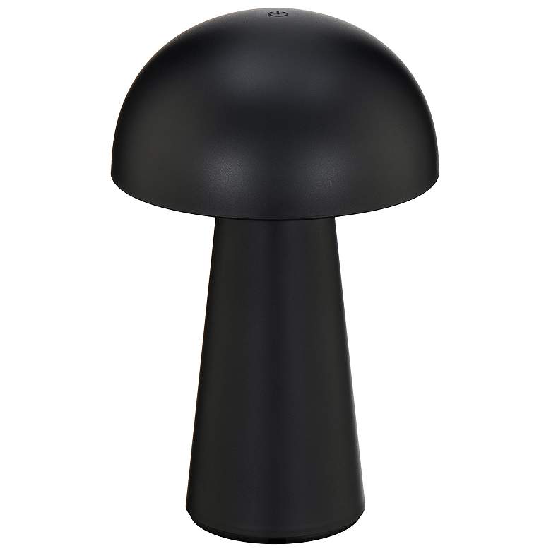 Image 1 Darla 8.63"H x 5.38"W 1-Light Rechargeable Table Lamp in Black