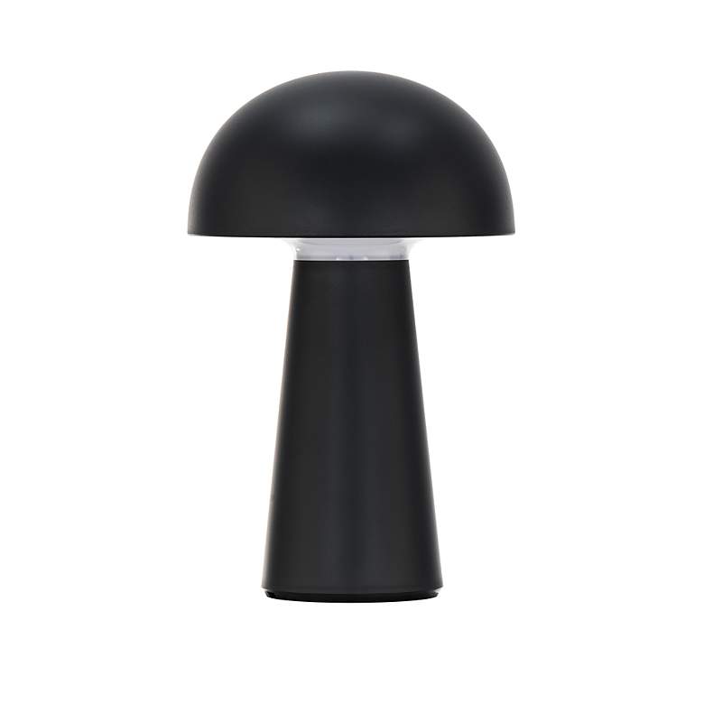 Image 3 Darla 8.63"H x 5.38"W 1-Light Rechargeable Table Lamp in Black more views