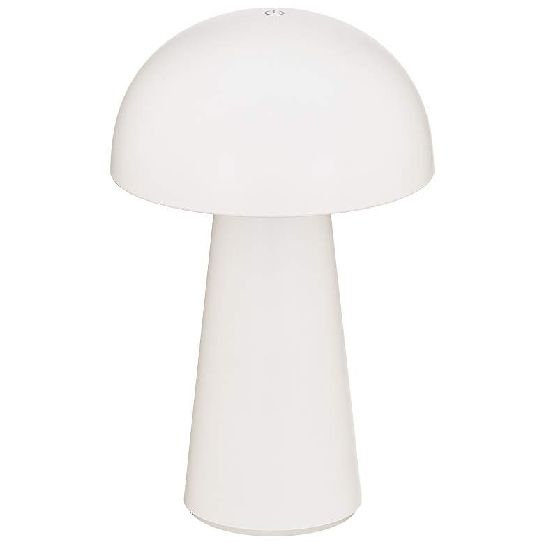 Image 1 Darla 8.63"H x 5.38"W 1-Light Rechargeable Table Lamp in White