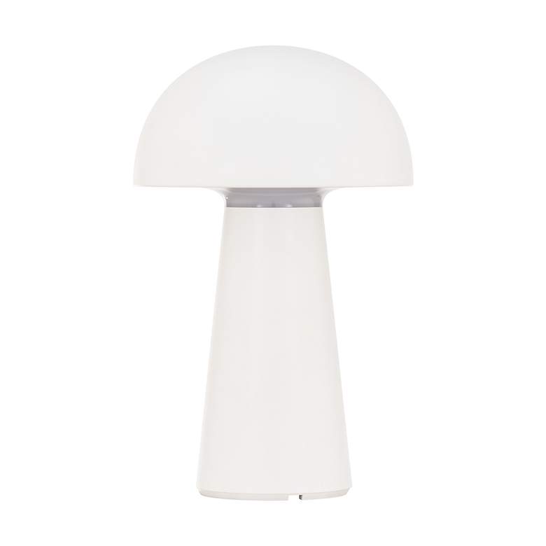 Image 3 Darla 8.63"H x 5.38"W 1-Light Rechargeable Table Lamp in White more views