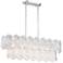 Darlene 33" Wide Crystal 10-Light LED Island Chandelier